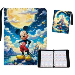 Disney Mickey Mouse Card Book Holder Binder Trading Collection 400 Card Case - Image 3