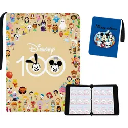 Disney Mickey Mouse Card Book Holder Binder Trading Collection 400 Card Case - Image 5