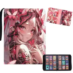 New Genshin Impac Card Book Holder Binder Collection Album Trading 400 Card Case - Image 1