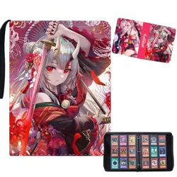 New Genshin Impac Card Book Holder Binder Collection Album Trading 400 Card Case - Image 3