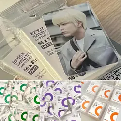 Trading Card Sleeves Hard High Transparency Photo Holographic Penny Protector ↖ - Image 5