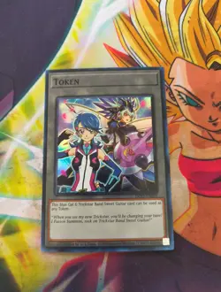 Yugioh Blue Gal & Trickstar Duelist's Advance Token TKN5-EN031 SEALED! - Image 1