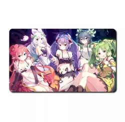 YuGiOh Girls Playmat Traptrix Deck TCG CCG Mat Card Game Mat Desk Pad & Free Bag - Image 1