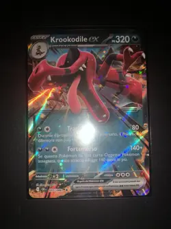 Card Pokemon Krookodile Ex 055/086 Caos Nascente Ita Italiano Double Rare - Image 1