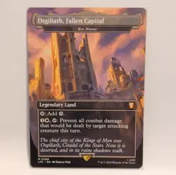 Osgiliath, Fallen Capital MTG LOTR #0368 Regular Mythic Borderless - Near Mint - Image 1