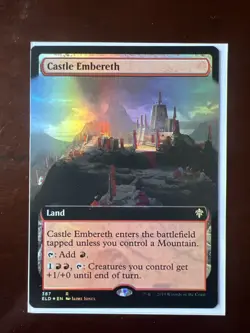 MTG Castle Embereth Throne of Eldraine 387 Foil Rare - Image 1