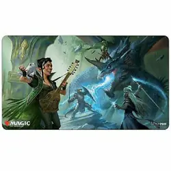 Party Fighting Blue Dragon PLAY MAT ULTRA PRO MTG Adventures Forgotten Realms - Image 1