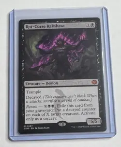 ROT-CURSE RAKSHASA 87 TARKIR: DRAGONSTORM MYTHIC MAGIC: THE GATHERING NM/M - Image 1