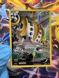 Regigigas XY82 Black Star Promo Full Art Holo Pokemon 2015 - Image 1