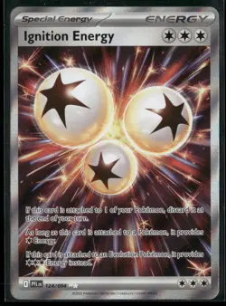 Pokemon Ignition Energy Ultra Rare 124/094 PFL ME02: Phantasmal Flames NM - Image 1