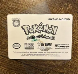 Charizard Lenticular Pokemon Viz Video Promo 3D Card - PIKA-0024D/DVD VHS - Image 2