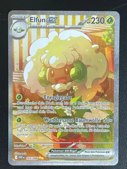 Elfun EX 165/086 Weisse Flammen Special Illustration Rare Deutsch Exc Pokemon - Image 1
