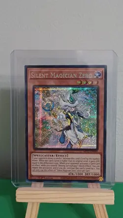 2025 Yugioh Silent Magician Zero MP25-EN060 Prismatic Secret Rare 1st Edition - Image 5