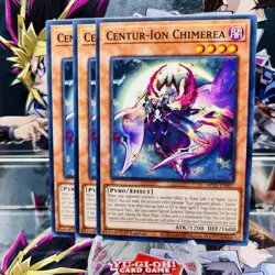3x Yugioh Playset Centur-Ion Chimerea MP25-EN407 Common 1st Ed Near Mint - Image 1