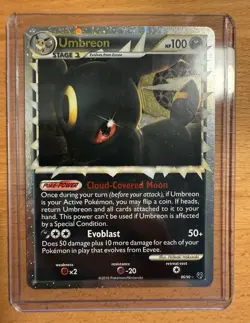 Pokemon Company Umbreon Prime 86/90 Undaunted Holo Ultra Rare English HP100 - Image 1