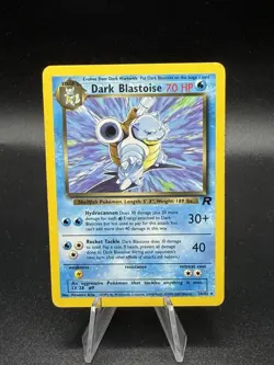 Pokemon TCG Team Rocket Dark Blastoise 20/82 Unlimited Non-Holo Rare MP GR3 - Image 1