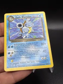 Pokemon TCG Team Rocket Dark Blastoise 20/82 Unlimited Non-Holo Rare MP GR3 - Image 2