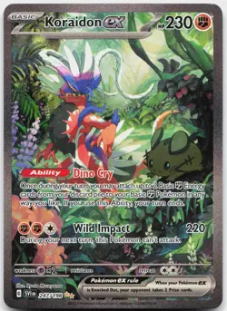 Koraidon ex 247/198 Special Illustration Rare Scarlet & Violet Pokemon Near Mint - Image 1