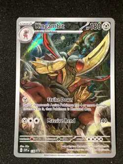 Pokemon TCG Scarlet & Violet Kingambit Black Star Promo #130 NM - Image 1