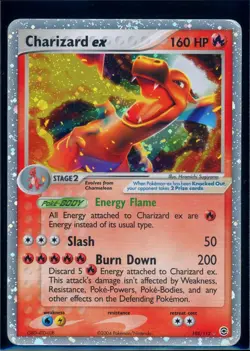 Pokemon FIRERED&LEAFGREEN - #105/112 Charizard ex - Ultra Rare Holo - ENG - MP - Image 1