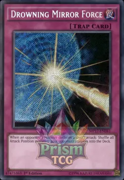1st ed Drowning Mirror Force secret rare MP17-EN041 Yugioh - Image 1