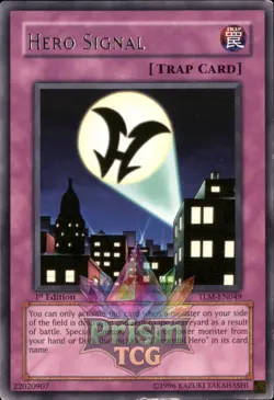 1st ed Hero Signal rare TLM-EN049 Yugioh - Image 1