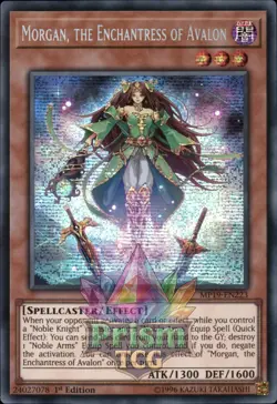 1st ed Morgan, the Enchantress of Avalon SR MP19-EN223 Yugioh - Image 1