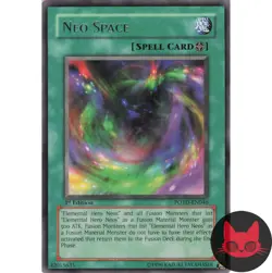 Yugioh Neo Space POTD-EN046 Rare 1st Edition LP - Image 1