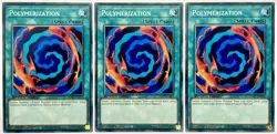3 x SGX1-ENA12 Polymerization - Common 1st Edition LP/NM YuGiOh Cards - Image 1