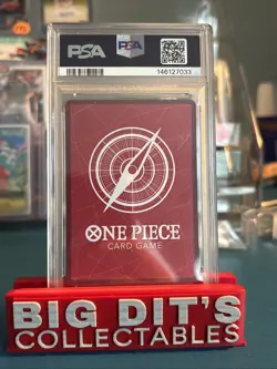 2025 ONE PIECE PROMOS PSA MAGAZINE EXCLUSIVE #001 SHANKS PSA 10 - Image 2