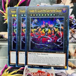3x Yugioh Playset Number 95: Galaxy-Eyes Dark Matter Dragon MP25-EN300 Ultra - Image 1