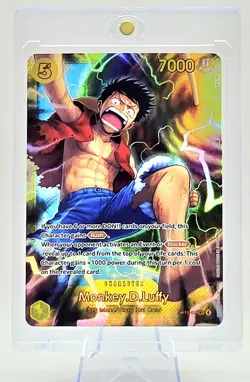 Monkey.D.Luffy OP15-119 SEC One Piece Card Game Paramount War English NM - Image 1
