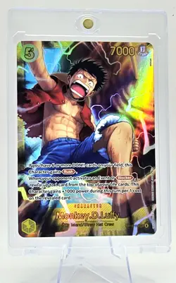 Monkey.D.Luffy OP15-119 SEC One Piece Card Game Paramount War English NM - Image 3