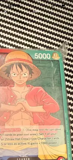 One Piece TCG 2022 Demo Deck Monkey D. Luffy Pre-Errata • Anime Con 2 Pack - Image 4