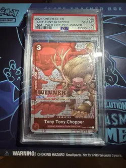 Tony Tony.Chopper (Winner Pack 2024 Oct.-Dec.) OP04-010 One Piece Promo PSA 10 - Image 1