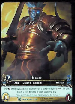 World of Warcraft TCG Iravar (Extended Art) - Fields of Honor 103/208 - Image 1