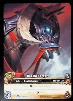 World of Warcraft TCG Deathcharger (Extended Art) - Scourgewar 25/270 - Image 1