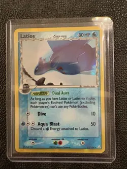 2006 Pokemon Latios Delta Species EX Holon Phantoms Holo Rare 12/110 Card - Image 1