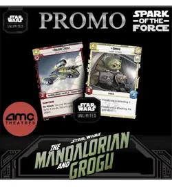Star Wars Unlimited Mandalorian & Grogu AMC Movie Promo 2-Card Sealed Pack New - Image 3