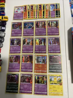 pokemon tcg trick or trade lot of 45 cards gengar mewtwo pikachu holographic - Image 1