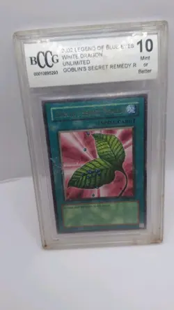 2002 YuGiOh - LEGEND OF BLUE EYES WHITE DRAGON -GOBLIN"S SECRET REMEDY - BCCG 10 - Image 1