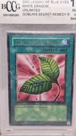 2002 YuGiOh - LEGEND OF BLUE EYES WHITE DRAGON -GOBLIN"S SECRET REMEDY - BCCG 10 - Image 3