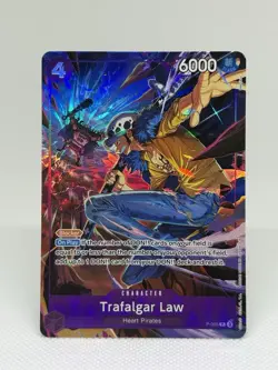 Trafalgar Law (Illustration Box Vol.6) P-093 One Piece Promotion Cards Foil - Image 1