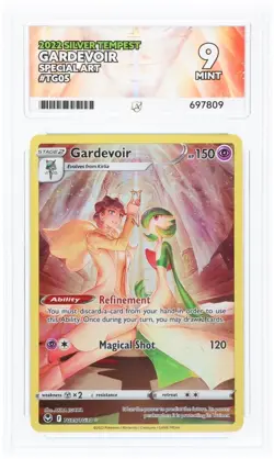 Pokemon TCG Gardevoir Silver Tempest Holo Rare Card TG05/TG30 ACE 9 - Image 1