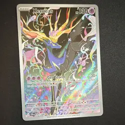 Xerneas 091/086 Crown Zenith Rare Full Art Holo Pokemon TCG Card HP 130 EN - Image 1