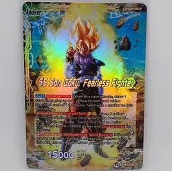 SS Son Goku Fearless Fighter BT17 Leader FOIL Dragon Ball Super Card Game | NM - Image 1