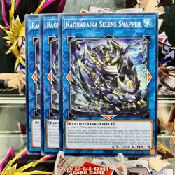 3x Yugioh Playset Ragnaraika Selene Snapper MP25-EN389 Common 1st Ed Near Mint - Image 1