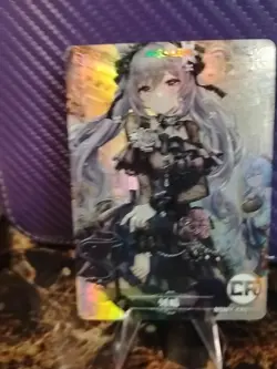 Keqing- Goddess Story Rainbow Series Genshin Impact CR Trading Card - Image 1