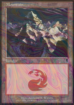 Foil Mountain - Odyssey - 343 | MTG Card - Image 3