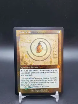 Mox Amber FOIL Brother’s War Schematic NM MTG - Image 1